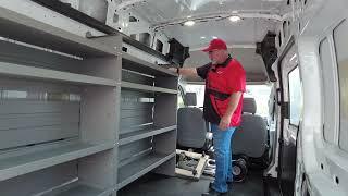 Kargo Master Holman Shelves on a Ford Van review by Chris from C&H Auto Accessories, #754-205-4575