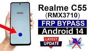 Realme C55 Android 14 FRP Unlock/ Google Account Bypass - NEW METHOD (Without Pc)