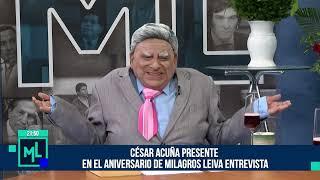 Milagros Leiva Entrevista - ENE 06 - 3/4 - CESAR ACUÑA PRESENTE EN EL ANIVERSARIO DE MLE | Willax