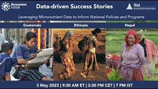 Webinar: 3 May - Data-driven Success Stories