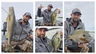 Targeting Multiple Species on One Lake (Crappie, Bluegill, Walleye, Bass, Pike)