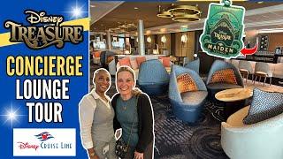 NEW Disney TREASURE Concierge Lounge Tour | Disney Cruise Line | Maiden Voyage | Luxury | Star Wars