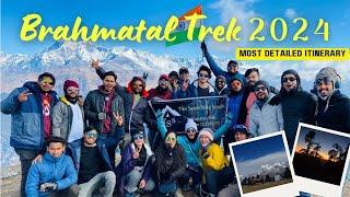 Brahmatal trek itinerary 2024 | Best experience ,food, tips and stay.