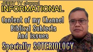 INFORMATIONAL.       CHANNEL INTRODUCTION, By RevDr Jerry Ompoc Phd