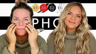 GET READY WITH ME USING MY SEPHORA SALE RECOMMENDATIONS | Casey Holmes