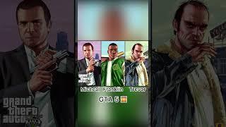 GTA 4 vs GTA 5 vs GTA 6 protagonists #shorts #gta #gta5 #gta6