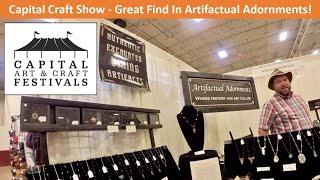 Capital Art & Craft Show - Found Artifactual Adornments +Authentic Viking Artifacts! #fallfestival