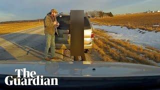 Dashcam captures moment Indiana deputy shoots pardoned January 6 rioter