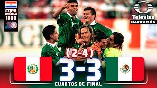 Narración TELEVISA ️ MÉXICO vs Perú - Cuartos de final Copa América 1999