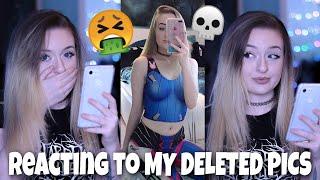 Reacting to my OLD DELETED Instagram Pics! *Yikes*