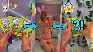 [ASMR] OPENING 3 MYSTERY EASTER BUNNY BAGS TO TRY AND FIND THE *RARE GOLD!* #Shorts