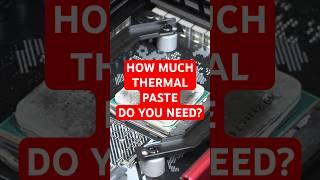 How to Apply Thermal Paste to your CPU? #pc #amdryzen  #computerbuild #noctua  #cpucooler  #gamerpc