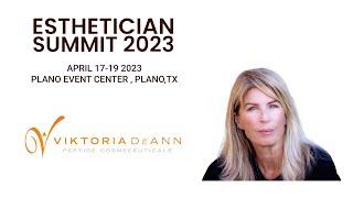 Susan Wade from Viktoria DeAnn Cosmeceuticals Speaker at the Esthetician Summit 2023 in Plano, Texas