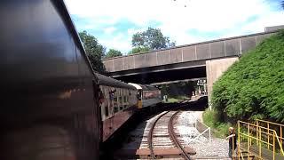 Class 47 47712 Lady Diana Spencer approaches Bury