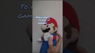 Mario wants a Gameboy #shorts #supermario #plush #nintendo