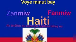 Men kijan pou voye minute (kob) pou fanmiw haiti  avek telefòn ou.