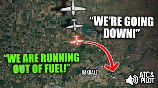 Plane CRASHES due to FUEL EXHAUSTION near Modesto, CA