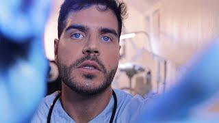 ASMR Doctor Examines Your Injury (Light, Vitals, Ears, Eyes, Scalp, Face)