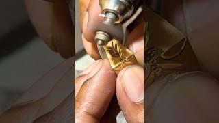 Gold Ring || Gold Ring Design Making || Sonar Angit || Sone Ke Anguthi ️ #shorts #goldring