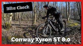 BIKE CHECK Conway Xyron ST 8.0 // Leichtes Fullpower E-MTB mit 800WH