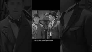 Laurel and Hardy "One Good Turn" (1931) #classicmovies