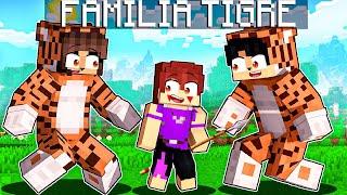 ADOTADO PELA FAMÍLIA DE TIGRES no Minecraft