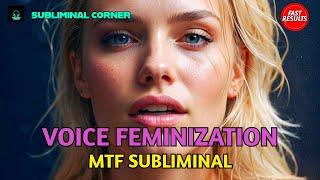 Voice Feminization Subliminal for MTF  | Mtf Subliminal