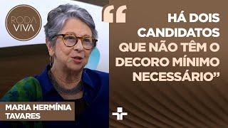 Maria Hermínia Tavares analisa postura dos candidatos no Debate na Cultura