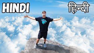 Spending 24 Hours On Top Of A Mountain in Hindi | Mrbeast Hindi | @MrBeast