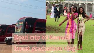 I went to another city in Ghana Accra-Kumasi knust graduation vlog