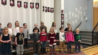 Margaret Leary Elementary School kindergarteners perform for residents of The Springs Living