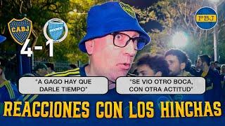 Las REACCIONES de los hinchas de BOCA tras el triunfo vs. GODOY CRUZ