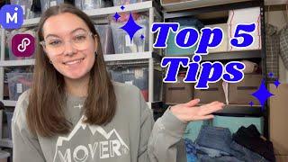 Tips to combat slow sales on Poshmark & Mercari // My Top 5 Tips to make more sales! #poshmark