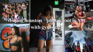 COME TO HOUSTON WITH ME | GYMSHARK PHOTOSHOOT | NYC WITH THE GYMSHARK FAM