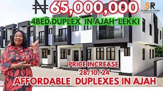 AFFORDABLE DUPLEXES: PRICE INCREASE UPDATE - LEKKI AJAH HOUSES #lekkiajahhouse