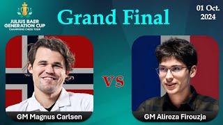 Julius Baer Generation Cup 2024 | Grand Final | Magnus vs Alireza | 01 Oct.