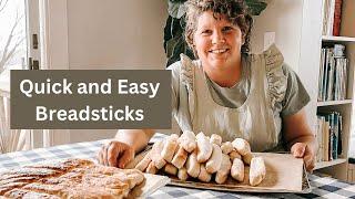 Quick and Easy breadsticks