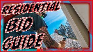 RESIDENTIAL WINDOW CLEANING BID GUIDE | NEW BUSINESS