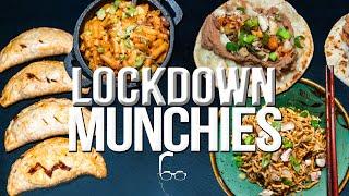 QUARANTINE (LOCKDOWN) MUNCHIES - 5 QUICK & EASY RECIPES FROM THE PANTRY | SAM THE COOKING GUY 4K