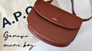 A.P.C Geneve Mini Bag | Unboxing | What Fits