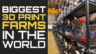 7 GIGANTIC 3D Printer Farms Making Millions of Parts