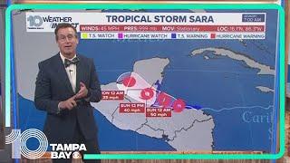 Tracking the Tropics: Tropical Storm Sara to bring major flooding to Central America