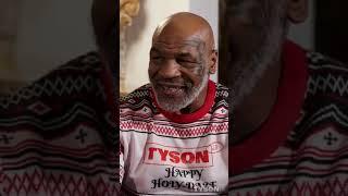 Mike Tyson gives Evander Holyfield his ear back #shorts #miketyson