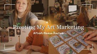 Art Marketing Is Changing?  | Artist Mama Diaries  | Studio Vlog 