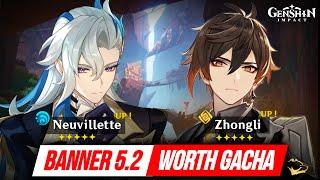 Neuvillette Atau Zhongli? Banner Review 5.2 Fischl Yao Yao Heizou - lapakhuda.com #genshinimpact