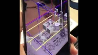 Augmented Reality for BIM in Blueprints with QRcode read