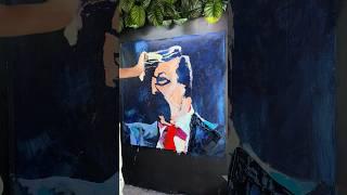 Love him or hate him? ‍️ #trump #art #paintings #usa #election #maga #portrait #kamalaharris