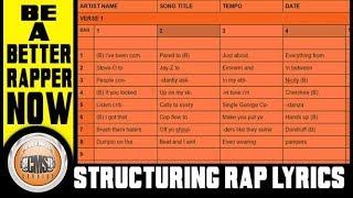 How To Structure Rap Lyrics