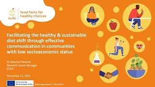 Empowering Low SES Communities: Effective Communication for Healthy, Sustainable Diets