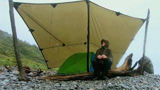 Windy Coastal Camping in the Rain - I Bailed